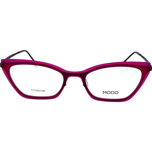 MODO 4160 Womens Titanium Metal Eyeglass Frame BURG Burgundy 51-19 main image 6